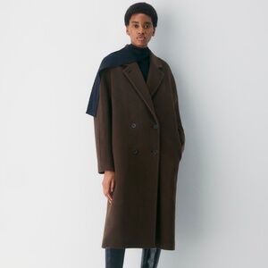 Aritzia Slouch Coat-(Re) Camel Wool
